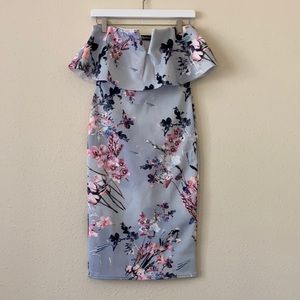 Spring strapless dress